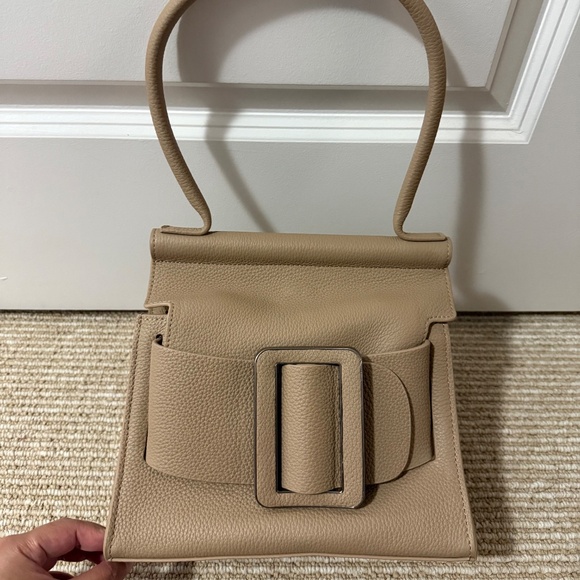Boyy Karl 24 Soft Leather Satchel Bag Trench Beige $1700 - Picture 2 of 10